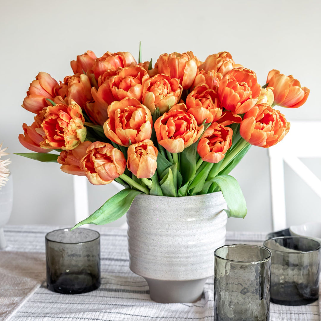 Bouquet de tulipes fraîches