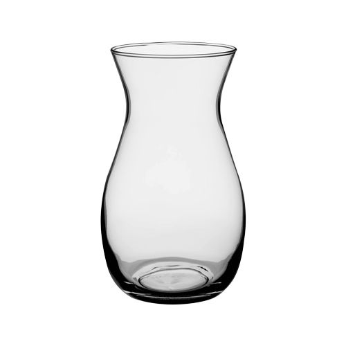 Clear Glass Jordan Vase 8"